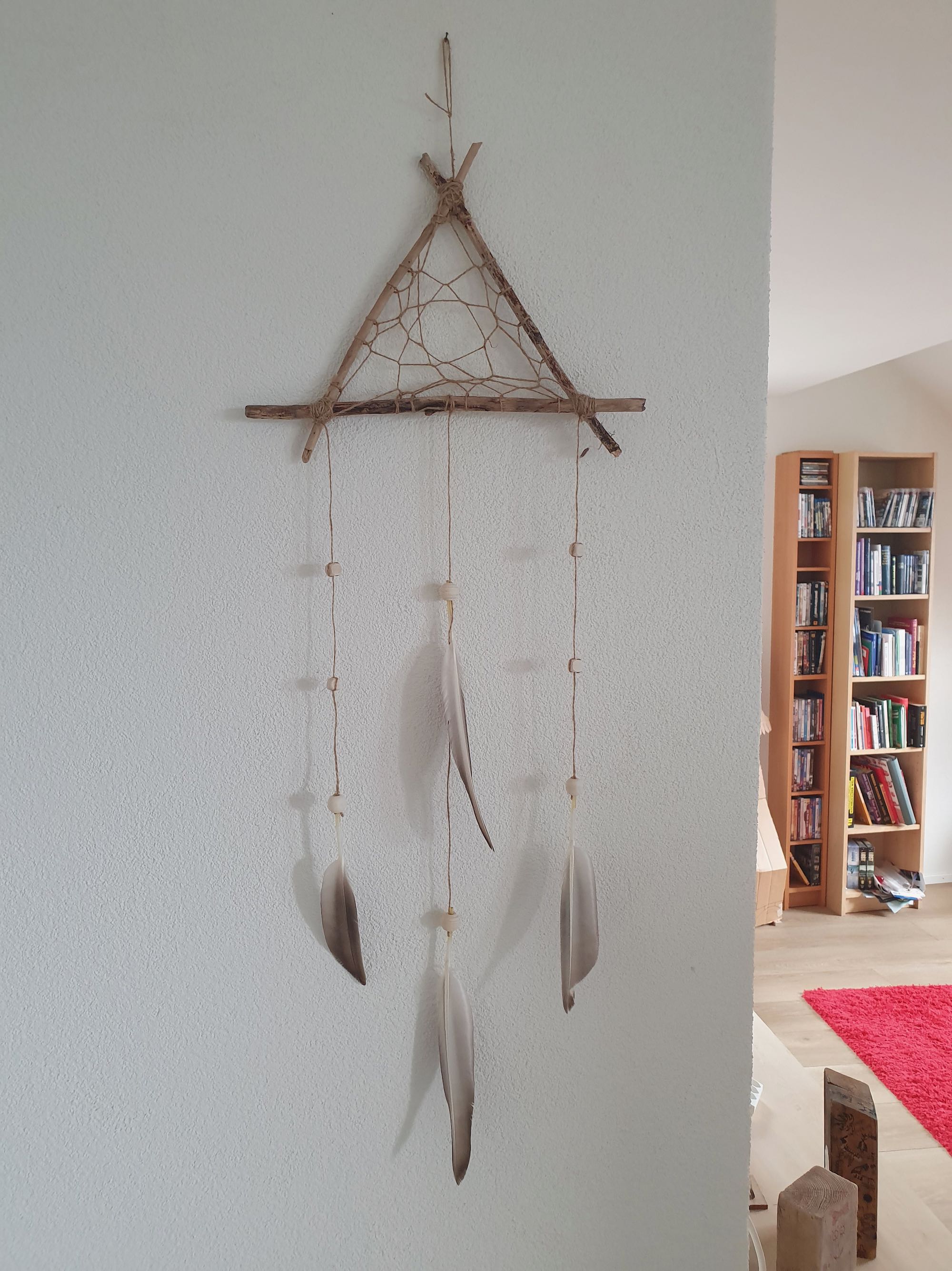 Traumfänger aus Treibholz