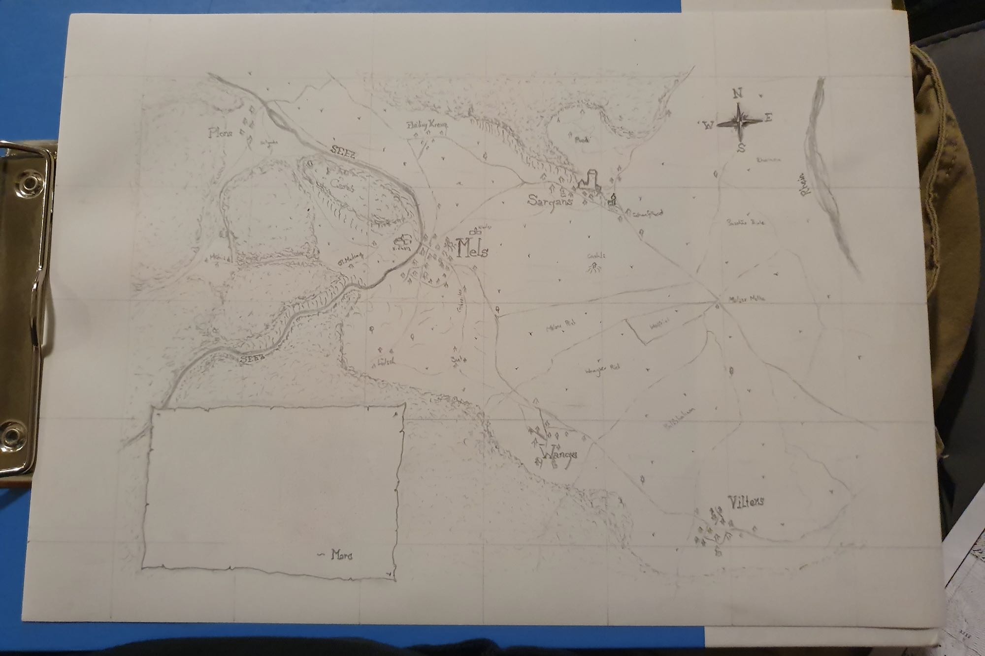 Karte Mels, Sargans, Vilters-Wangs